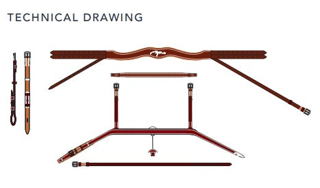 Dyon Flash Noseband Bridle image 2