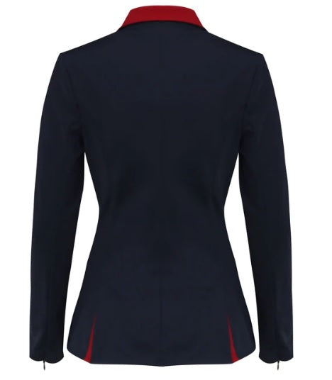 Harcour Navy with Red Collar Show Coat image 2