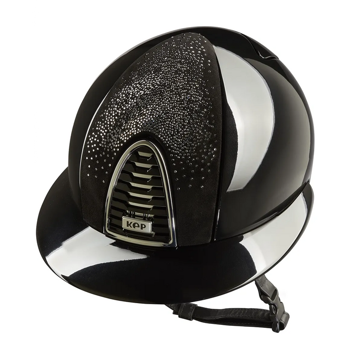 Kep Italia CROMO 2.0 POLISH BLACK - NEBULA BLACK/SILVER - POLO VISOR