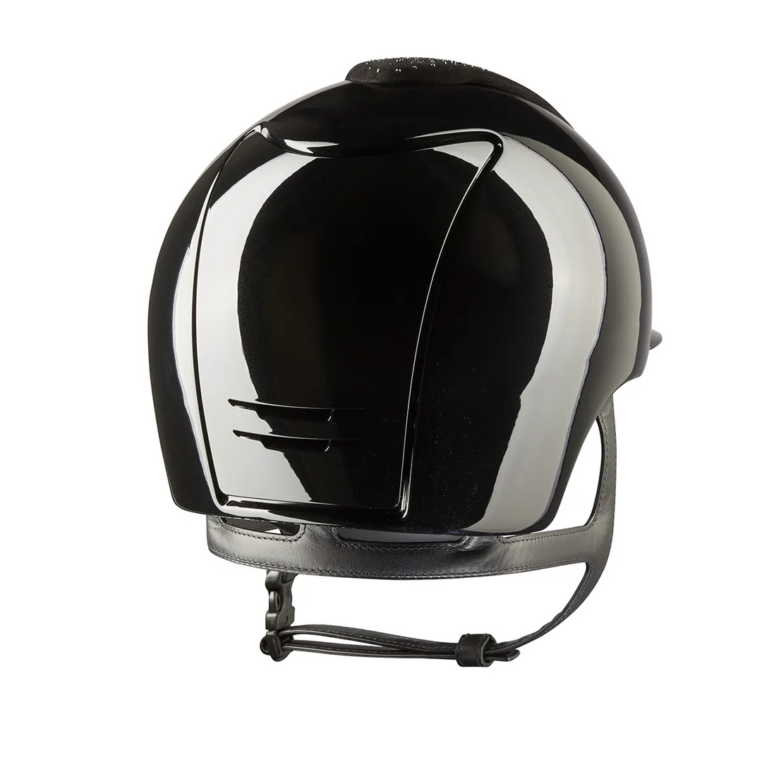 Kep Italia CROMO 2.0 POLISH BLACK - NEBULA BLACK/SILVER - POLO VISOR
