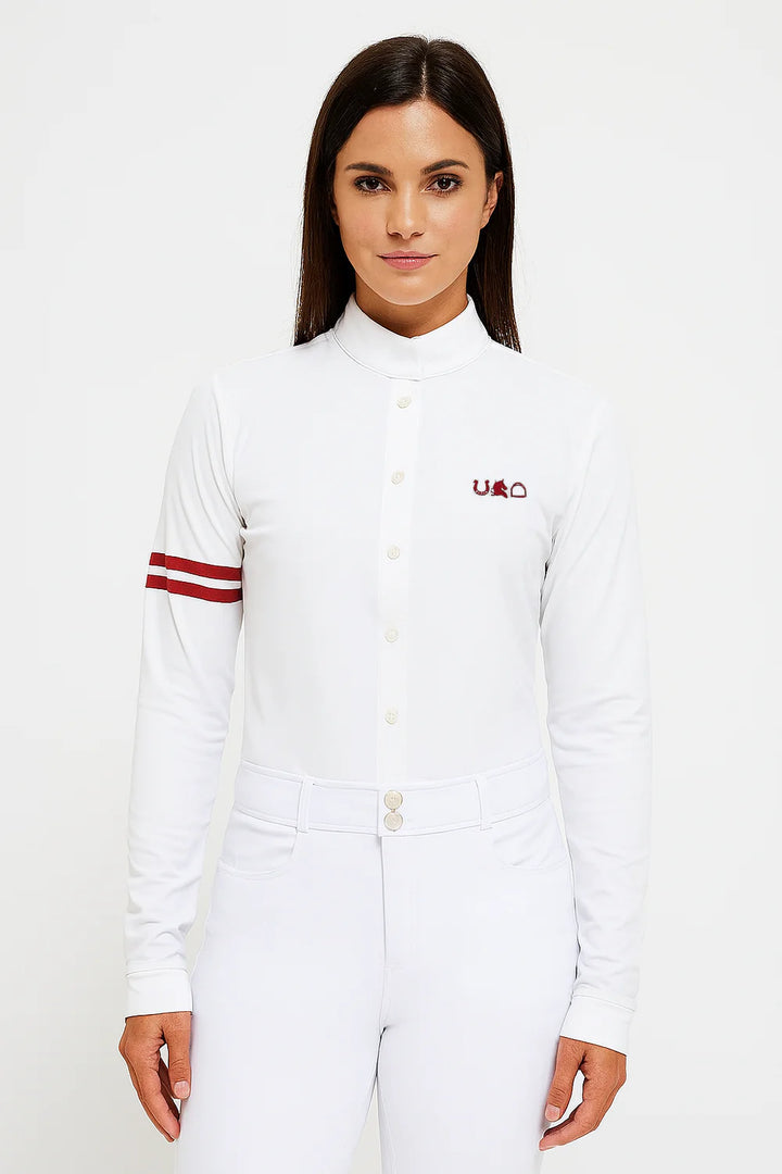 Sport Horse Lifestyle Clementine Show Shirt White