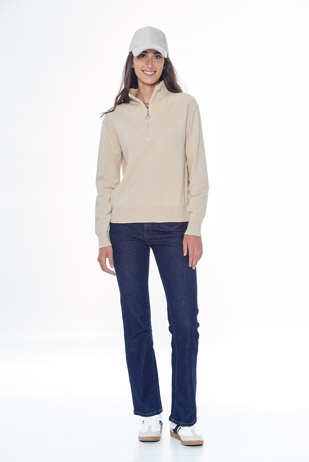 Harcour Pachana Front Zip Sweater