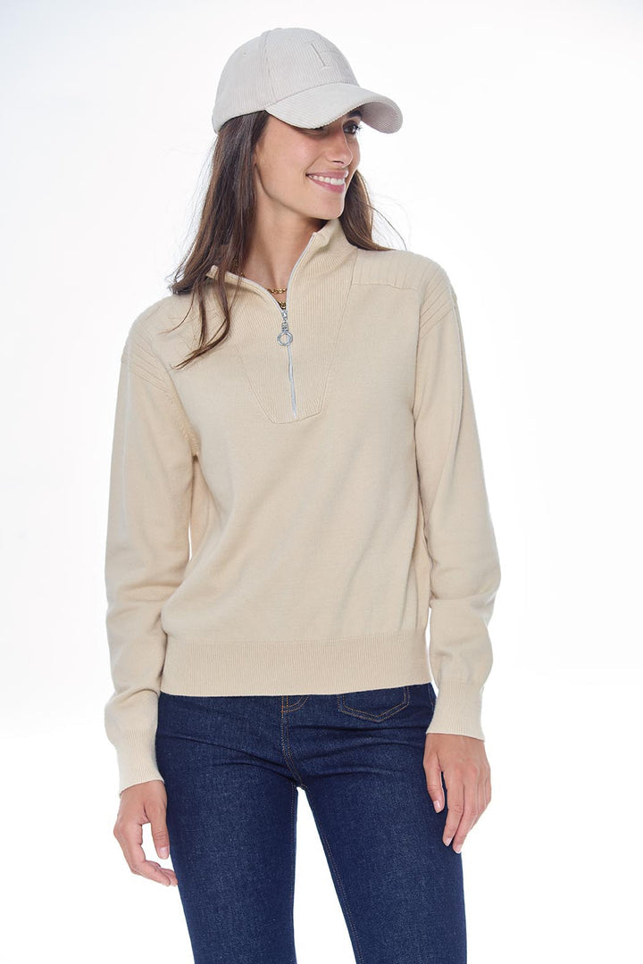 Harcour Pachana Front Zip Sweater