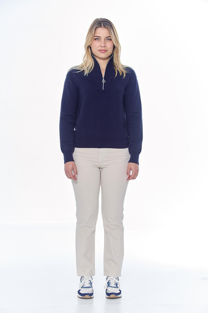 Harcour Pachana Front Zip Sweater