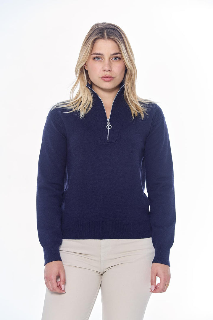 Harcour Pachana Front Zip Sweater