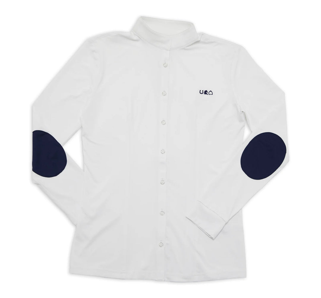 Sport Horse Lifestyle Hudson Show Shirt White