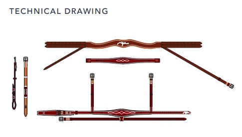 Dyon Anatomical Flash Noseband Bridle image 2