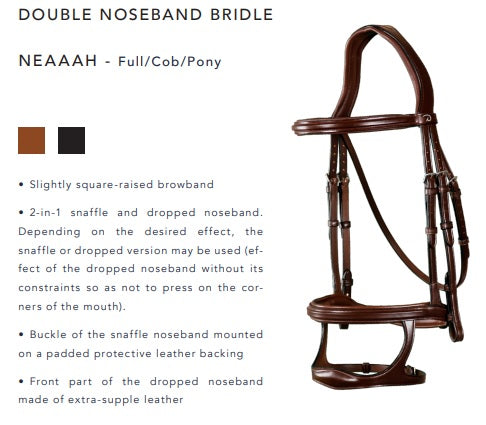 Dyon Double Noseband Bridle image 1
