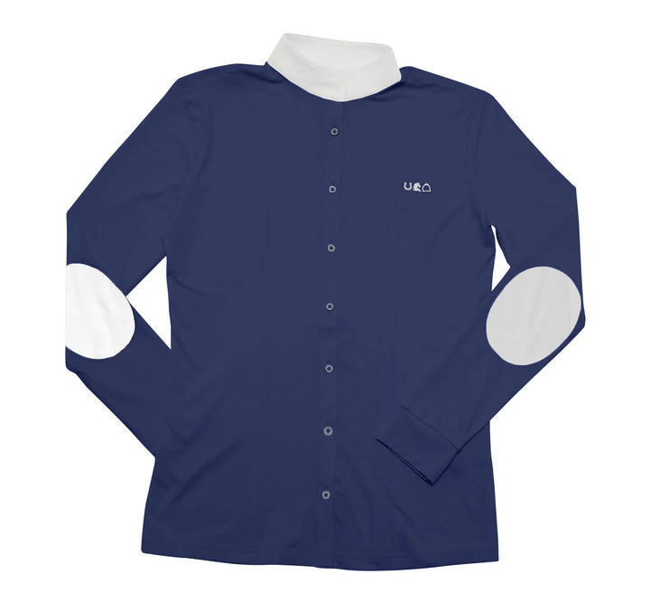 Sport Horse Lifestyle Hudson Show Shirt Navy
