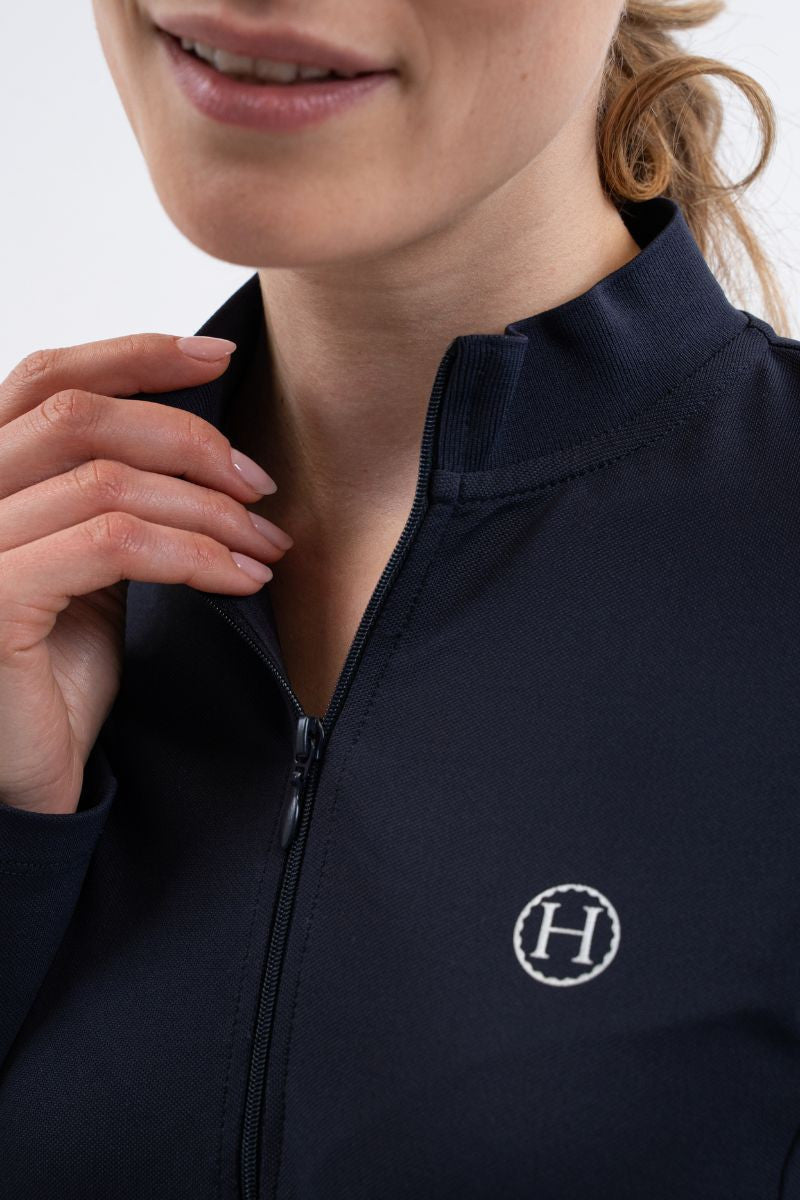 Harcour Tess Long Sleeve Technical Riding Polo