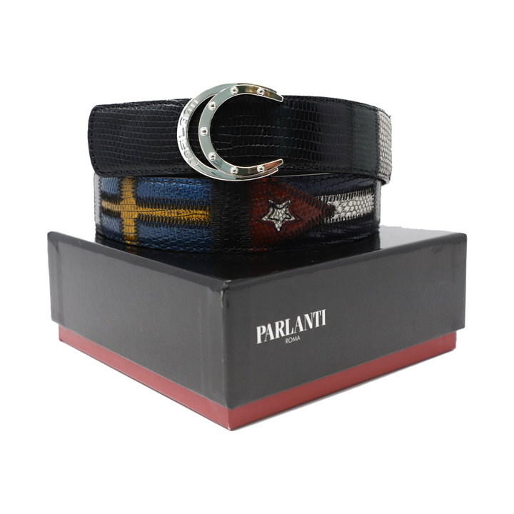 Parlanti Lizard Flag Belt