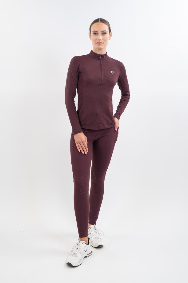 Harcour Tess Long Sleeve Technical Riding Polo