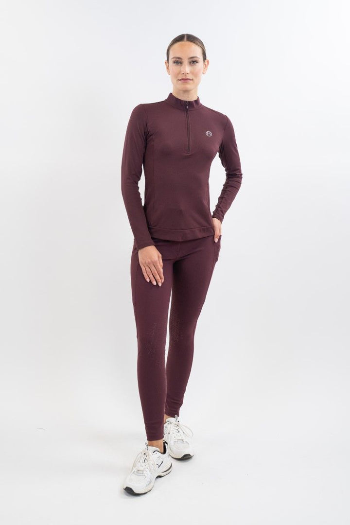 Harcour Tess Long Sleeve Technical Riding Polo